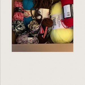 ASSORTED YARN AS SHOWN. DISCOUNTED JUST FOR YOU.